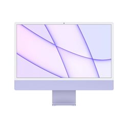 Apple 24" iMac Retina 4.5K, M1 chip 8C CPU 8C GPU, 8GB, 256GB SSD <br> שלוש שנות אחריות