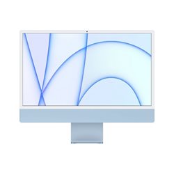 Apple 24" iMac Retina 4.5K, M1 chip 8C CPU 8C GPU, 8GB, 256GB SSD <br> שלוש שנות אחריות